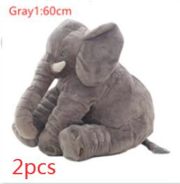 Elephant Plush Pillow with Blanket - Baby Comfort Cushion