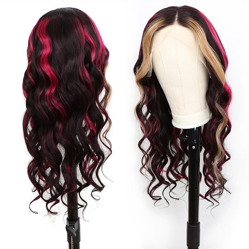 Hand-Woven Human Hair Lace Front Wig - 210% Density Former Lace Cap Wig