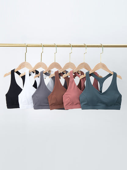 Women's Sports Bra - U-Shaped Wireless with Sponge Pad