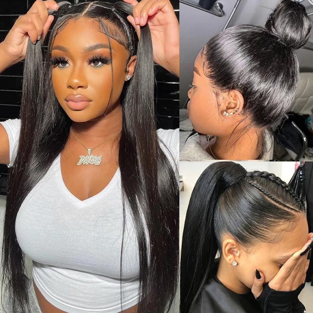 Full Lace Human Hair Wig - 10A Grade Hand-Woven Real Hair