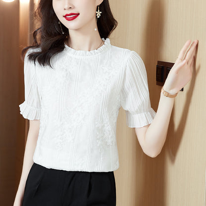 Women's Pullover Top - Polyester All-Matching Blouse