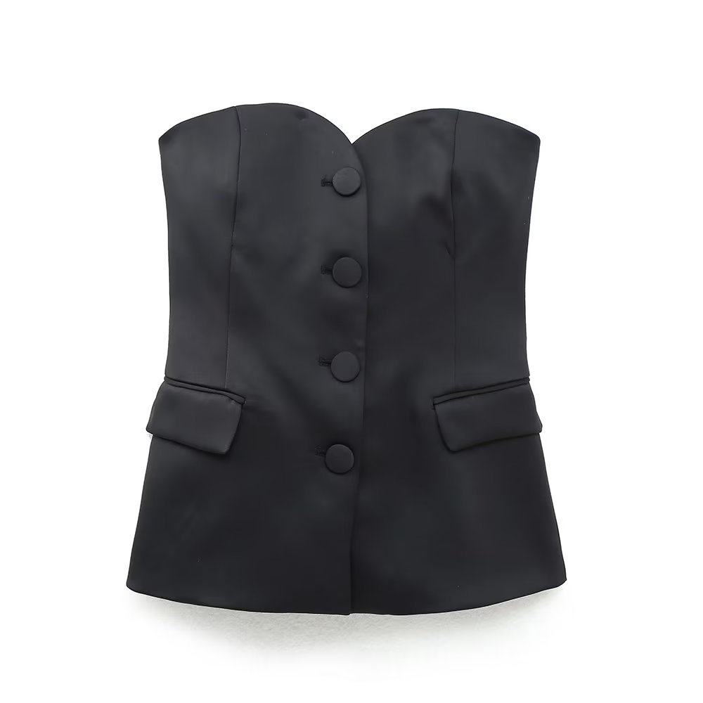 Women's Two-Piece Vest Top and Straight Leg Pants Set - Urban Style