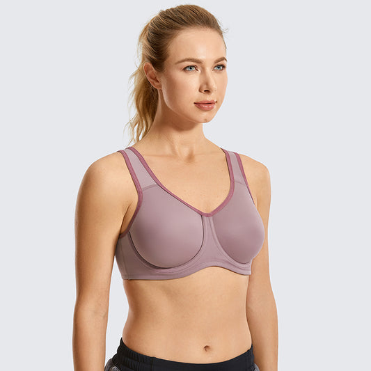 Premium Shockproof Sports Bra - High-Impact Support