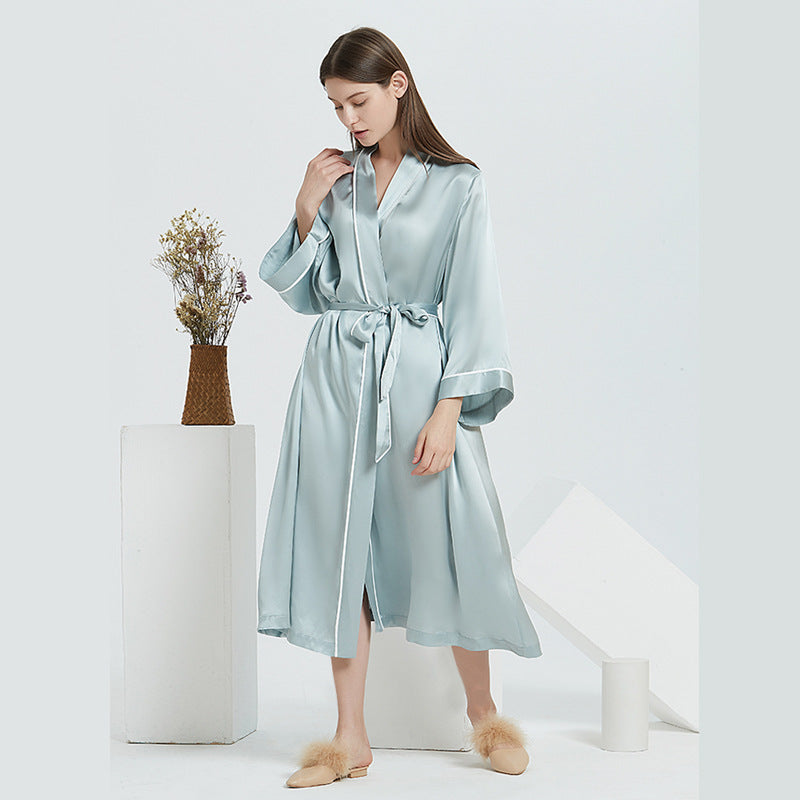 Luxe Silk Nightgown Set - Two-Piece Sleepwear