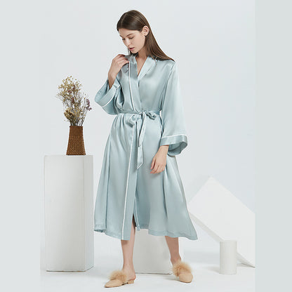 Luxe Silk Nightgown Set - Two-Piece Sleepwear