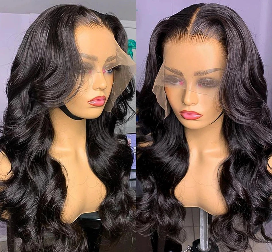 Body Wave Lace Front Wig - Human Hair Medium Length