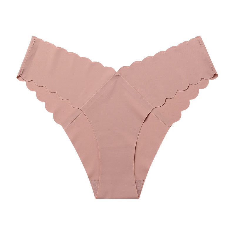 Seamless Ice Silk Underwear Set - 7-Piece Low-Rise Collection