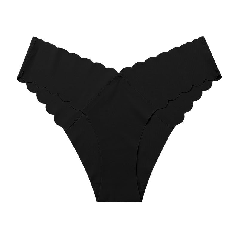 Seamless Ice Silk Underwear Set - 7-Piece Low-Rise Collection