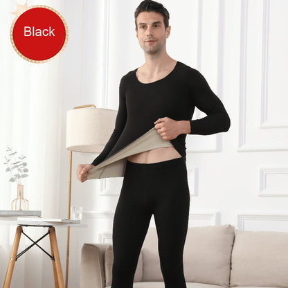 Thermal Underwear Set - Double-Sided Fleece Base Layer for Men and Women