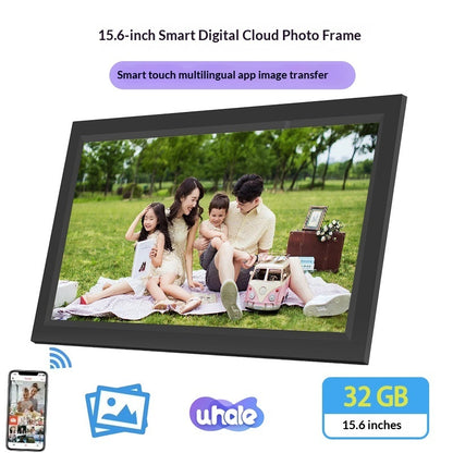 Touchscreen Digital Photo Frame - 32GB Memory with Video & Photo Playback