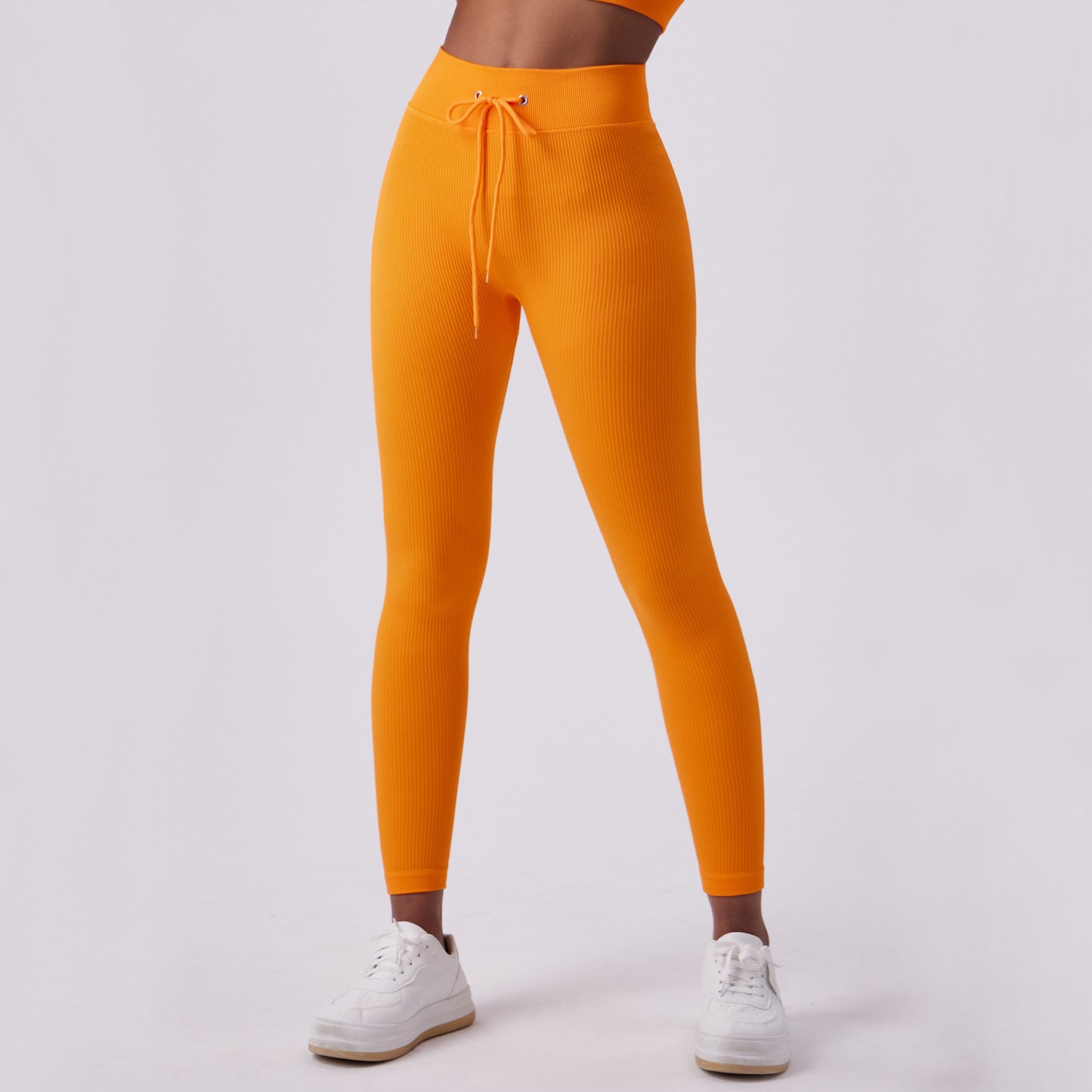 Women's High-Waisted Butt-Lifting Yoga Pants - Quick-Dry Athletic Leggings with Drawstring