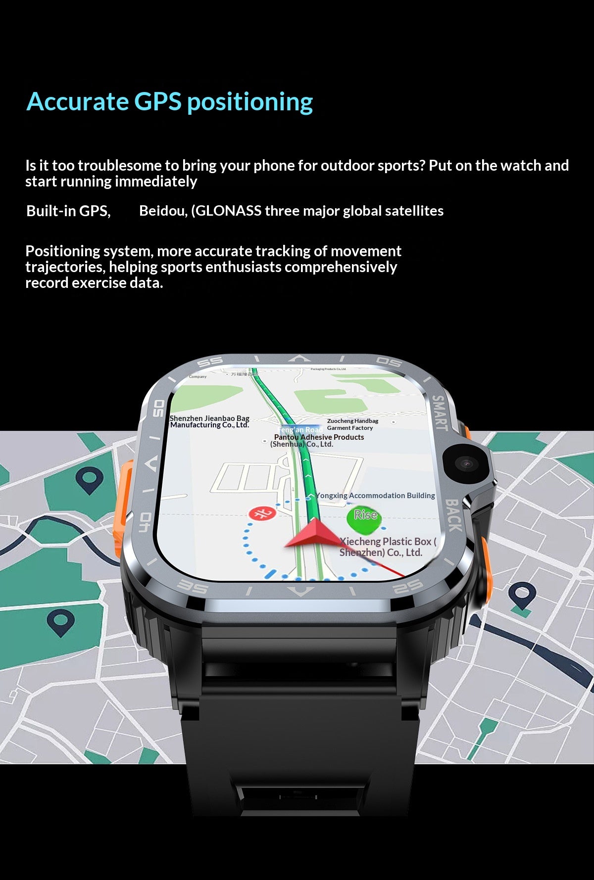 Smart Watch Phone with WiFi and Camera - Multi-Function Smartwatch