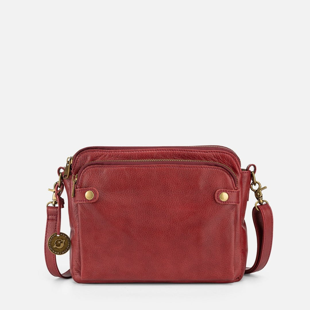 Women's Quilted Crossbody Bag - Vegan Leather Shoulder Messenger Purse