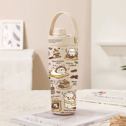 Insulated Straw Tumbler with Ceramic or Stainless Steel Liner - 725ml