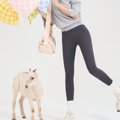 Fleece-Lined High-Waist Yoga Pants - Women's Full-Length Athletic Leggings
