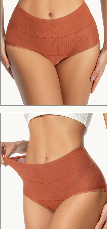 High Waist Menstrual Underwear - 3-Layer Absorption Period Protection