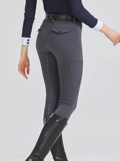 Women's High-Waist Quick-Drying Athletic Pants - Stretch Performance