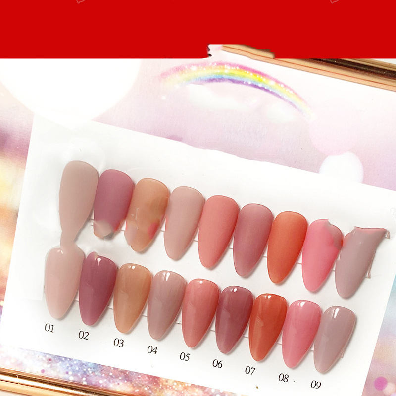 Phototherapy Gel Nail Polish Set - Professional Flash Gel Collection with Natural Resin