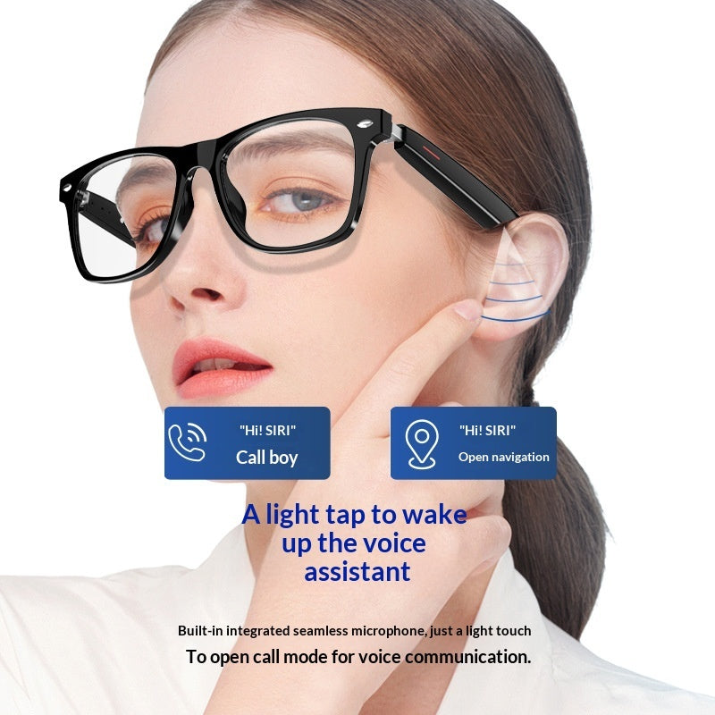 Smart Bluetooth Glasses with Blue Light Blocking and Audio