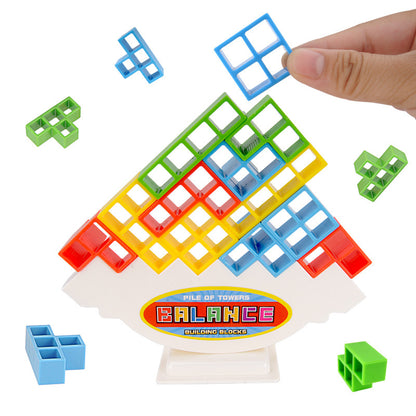 Balance Stacking Game - Educational Tower Building Blocks for Kids & Adults