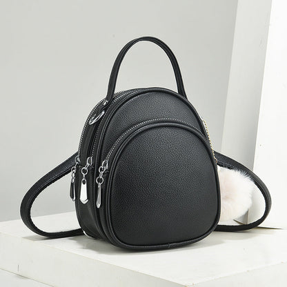 Mini Crossbody Handbag - Waterproof Faux Leather Shoulder Bag for Women