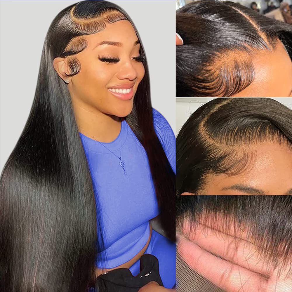 Human Hair HD Lace Front Wig - Hand-Woven 13x4 Lace Wig