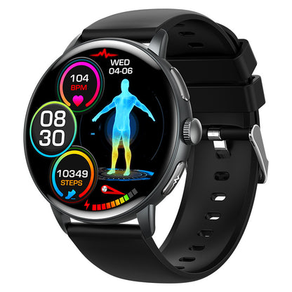 Advanced Health Monitoring Smartwatch with AMOLED Display
