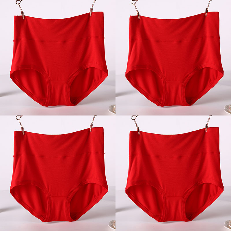 Women's Soft Modal High-Waist Comfort Panties - 4 Pack