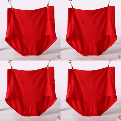 Women's Soft Modal High-Waist Comfort Panties - 4 Pack