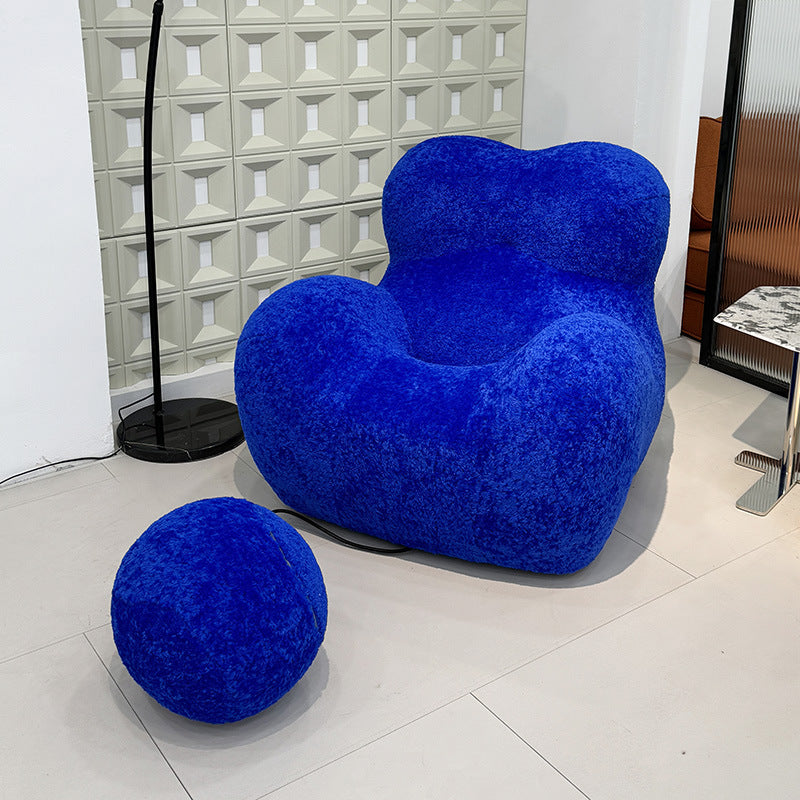 Leisure Integrated Shaping Cotton Ice Silk Lazy Sofa - Bean Bag Chair