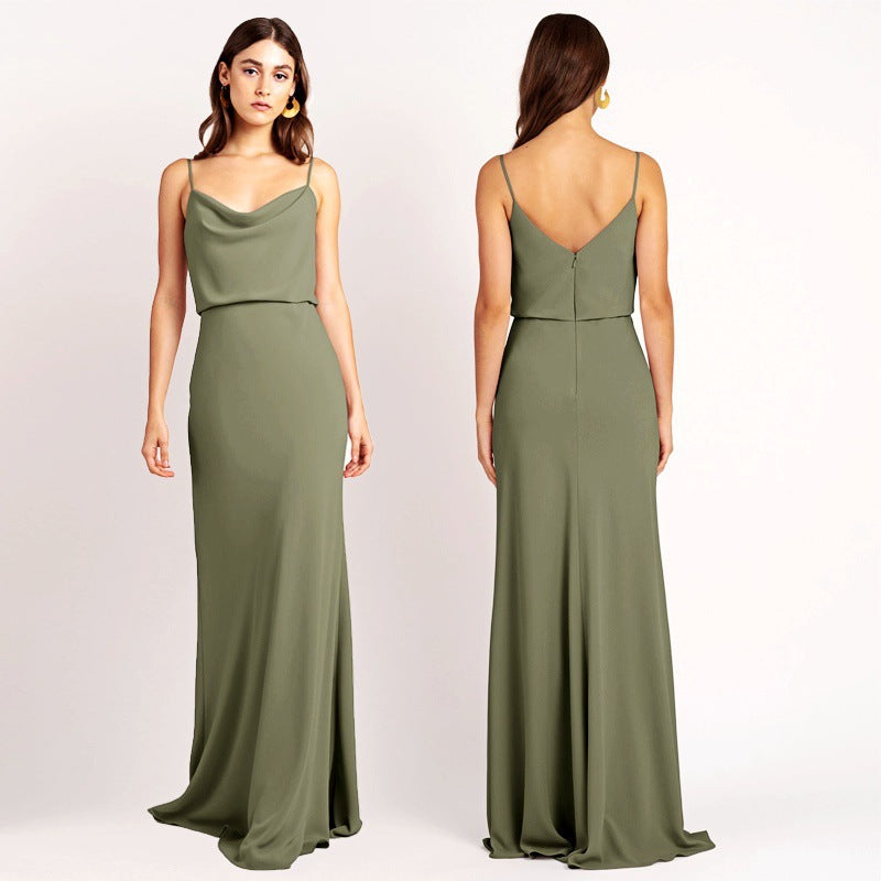 Women's Sleeveless Maxi Dress - Grass Green Polyester Long Dress, US Sizes 2-26W