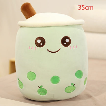 Plush Bubble Tea Pillow Cushion - Soft Stuffed Drink Toy