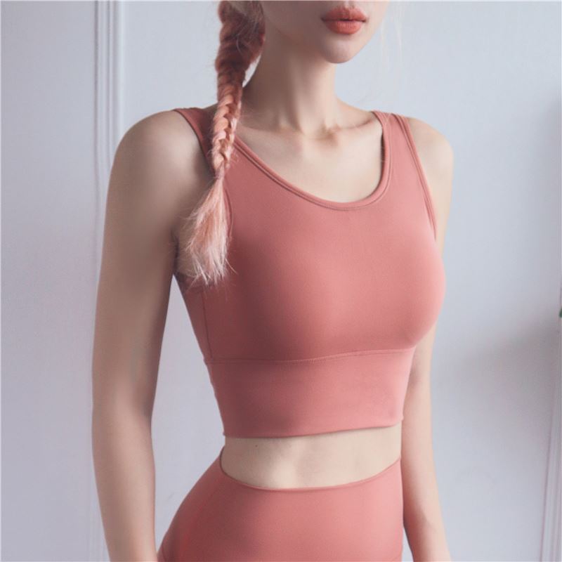U-Shaped Sports Bra - Moisture-Wicking Yoga and Fitness Support