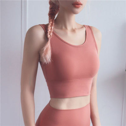 U-Shaped Sports Bra - Moisture-Wicking Yoga and Fitness Support