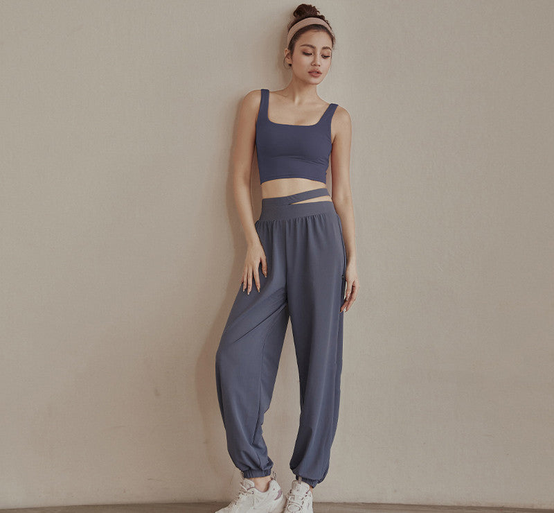 High Waist Loose Fit Trousers - Breathable Quick-Dry Casual Pants