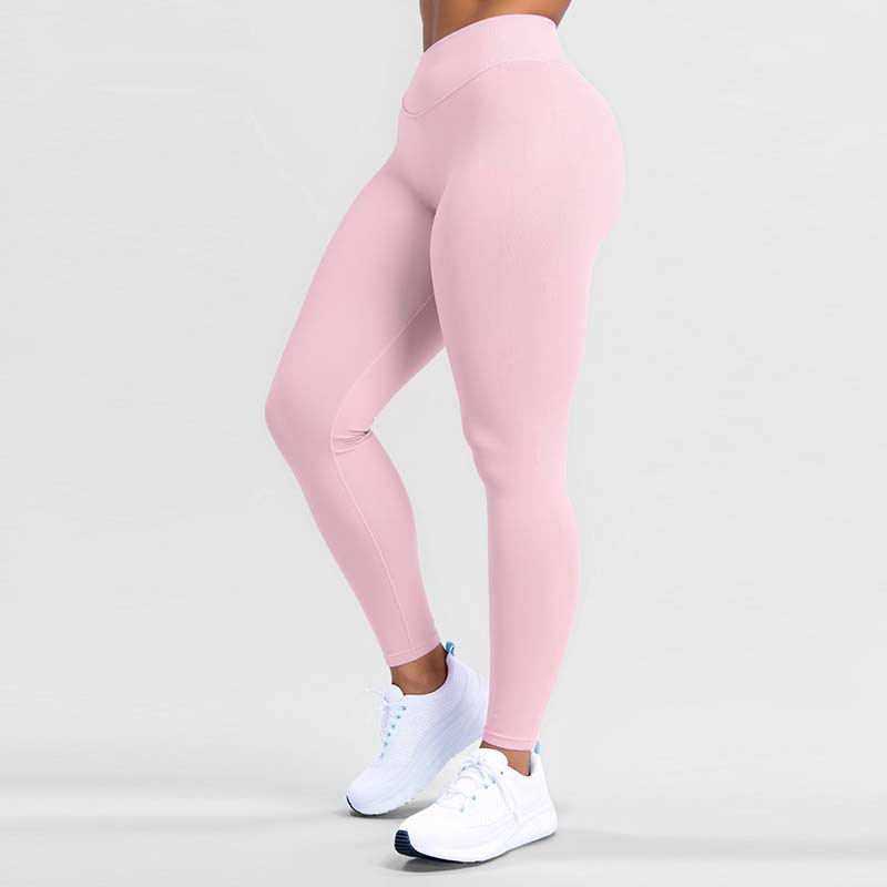 Women's High-Waisted Tummy Control Fitness Leggings - Skin-Friendly Athletic Pants