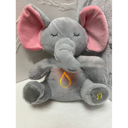 Breathing Plush Soothing Toy for Babies – Rabbit & Elephant with Music & Soft Light