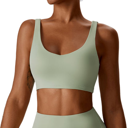 Women's Yoga Sports Bra - Breathable Tight-Fit Activewear Vest