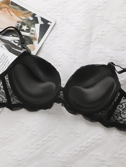 Women's Push-Up Bra and Panty Set - Supportive Shaping Lingerie