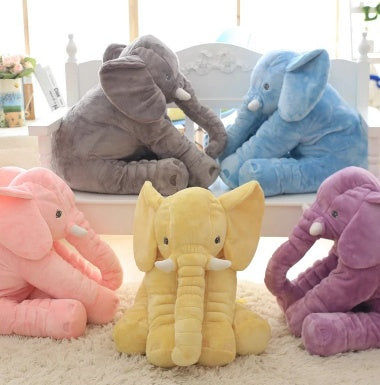 Elephant Plush Pillow with Blanket - Baby Comfort Cushion