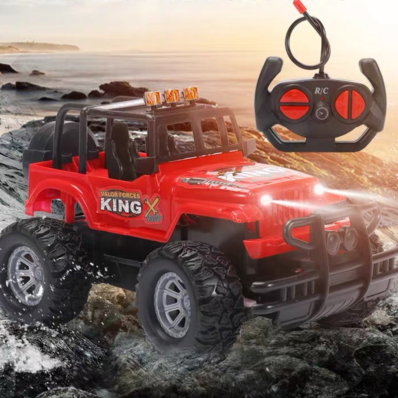 USB Charging Remote Control Toy Car for Kids – 40MHz RC Car with Handle Controller