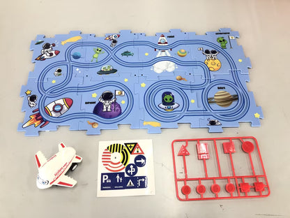 DIY Electric Track Puzzle - Automatic Rail Car Building Set for Kids Educational Play