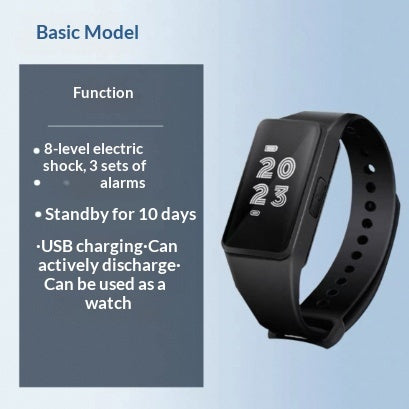 Smart Watch Alarm Bracelet - Silicone Wristband with Vibration Alert