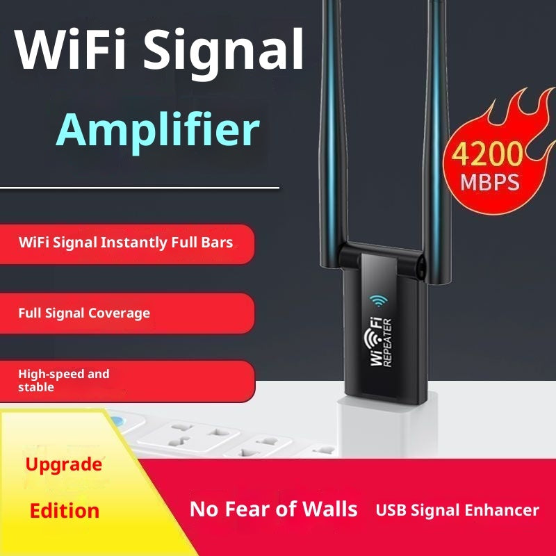 WiFi Range Extender - Wireless Signal Booster for Home & Office