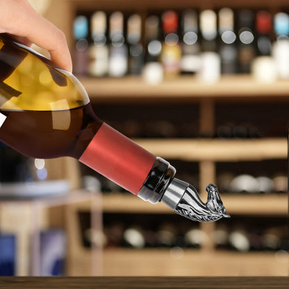 Horse Head Wine Bottle Stopper - Zinc Alloy Decorative Stopper