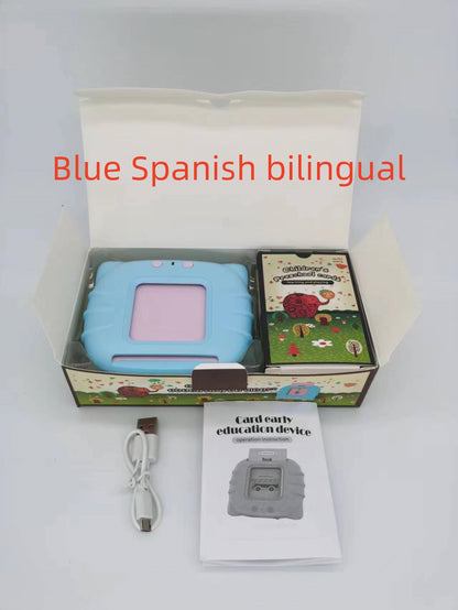 Bilingual Flashcard Learning Machine for Kids – Early Education Story & Word Card Reader