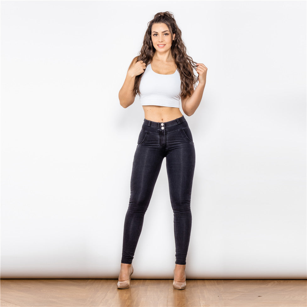Melody Stretch Boyfriend Jeans - Straight-Leg Denim for Women