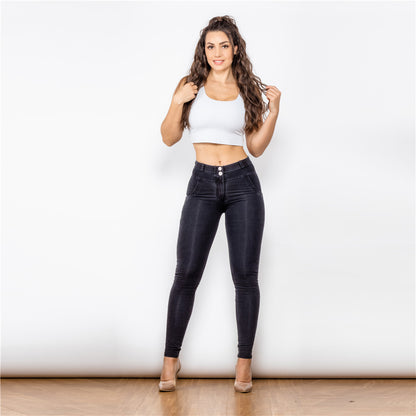 Melody Stretch Boyfriend Jeans - Straight-Leg Denim for Women