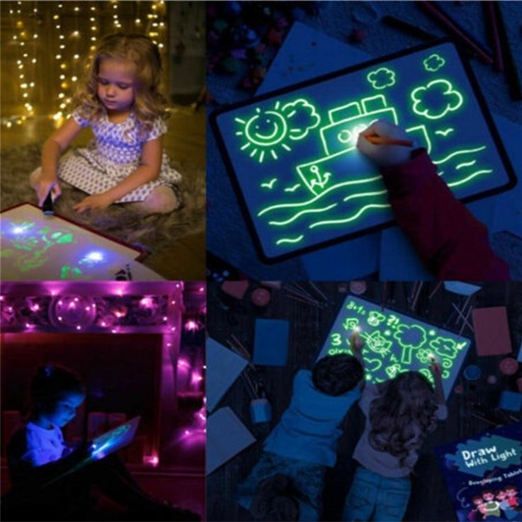 Light-Up Drawing Board - Educational Glow Art Tablet