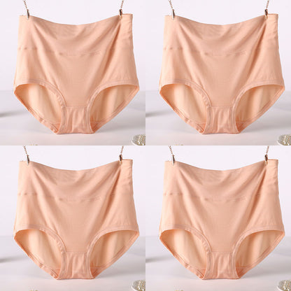 Women's Soft Modal High-Waist Comfort Panties - 4 Pack